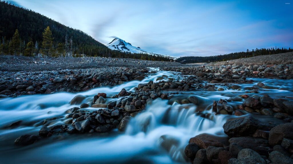 Rocky mountain river wallpapers