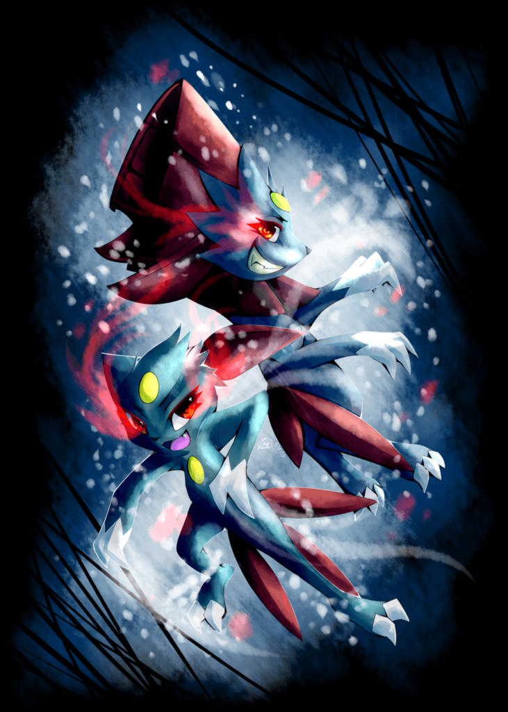 Sneasel and Weavile by Insane