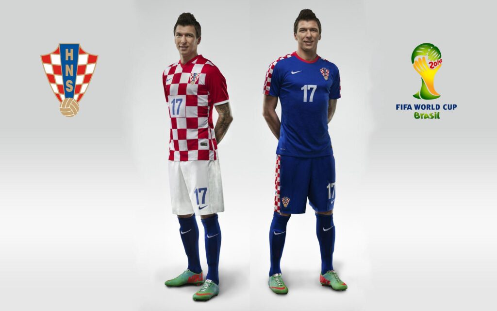 Download Mario Mandzukic Croatia World Cup Kit