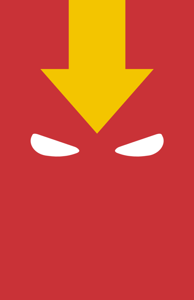 Minimalist Heroes Red Tornado Mask