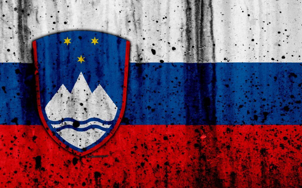 Download wallpapers Slovenian flag, k, grunge, flag of Slovenia