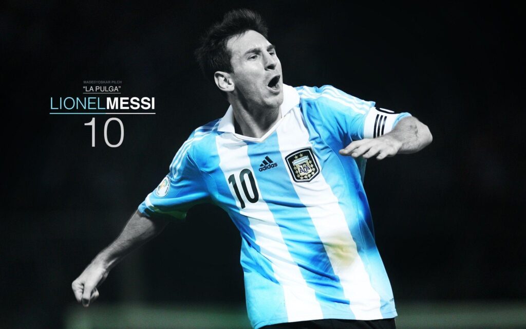 Argentina captain Lionel Messi FC Barcelona Argentina National