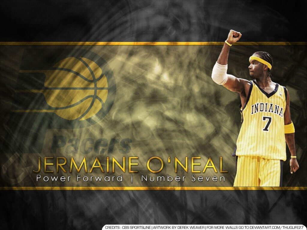 Jermaine O’Neal Indiana Pacers Wallpapers