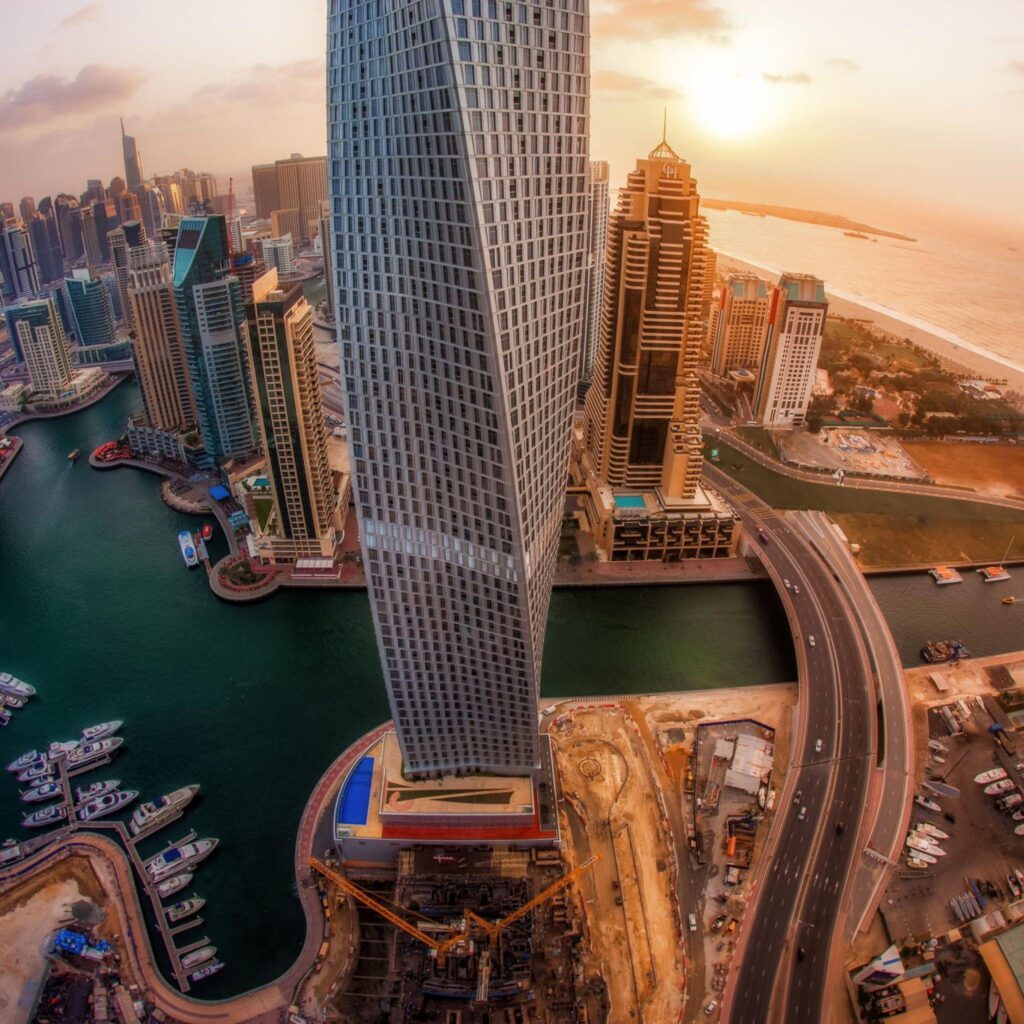 Download Wallpapers United arab emirates, Skyscrapers