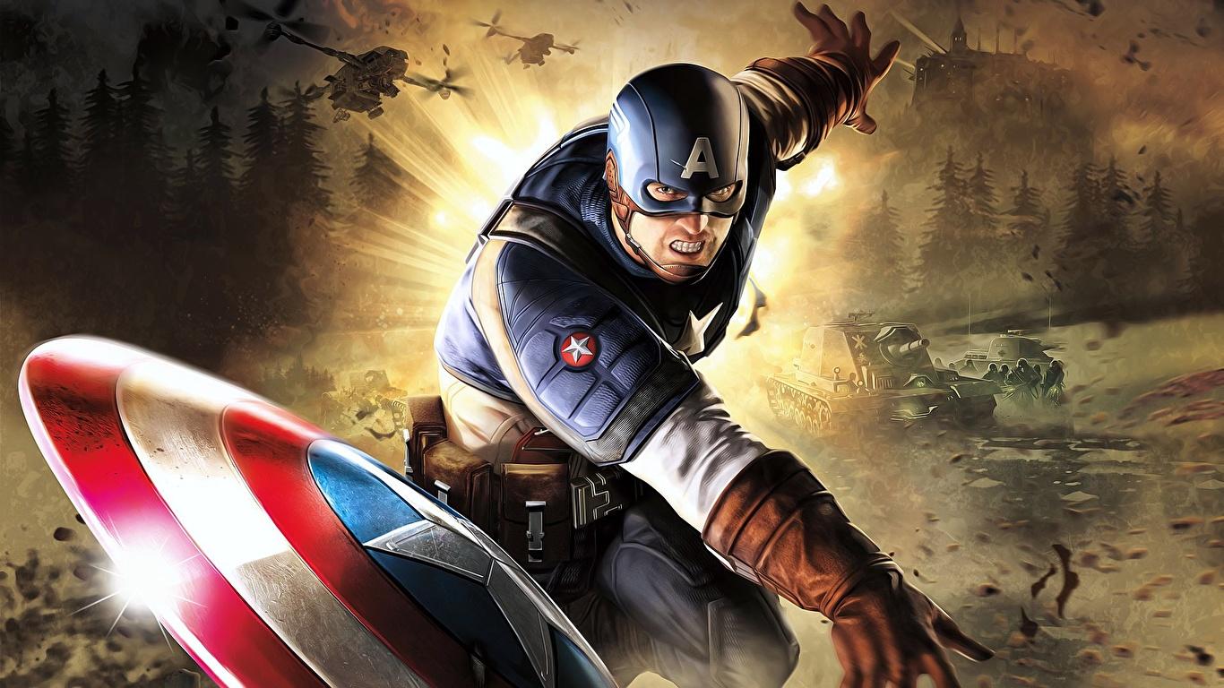 Desk 4K Wallpapers Captain America The First Avenger film