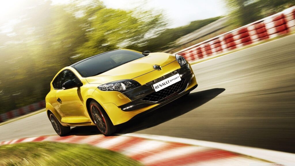 Renault Megane RS Yellow ❤ K 2K Desk 4K Wallpapers for K Ultra