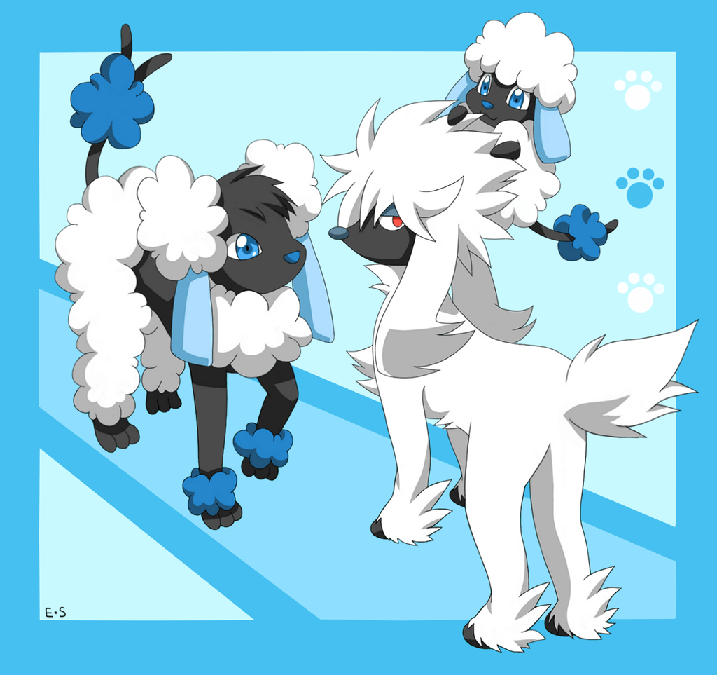 Furfrou, Spudle and Hydrudle by Endless