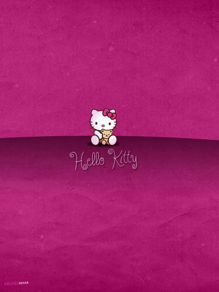 Maroon Hello Kitty Wallpapers