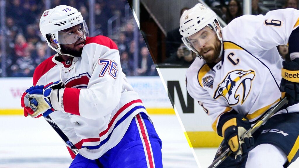 Canadiens trade PK Subban for Shea Weber