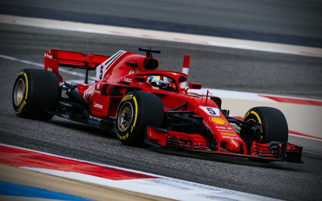 Download wallpapers Sebastian Vettel, F, Ferrari SFH, German