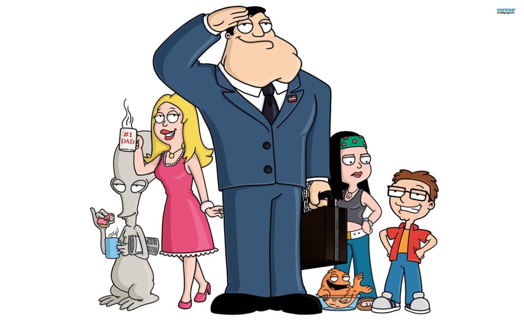 American Dad 2K Wide Wallpapers in Movies