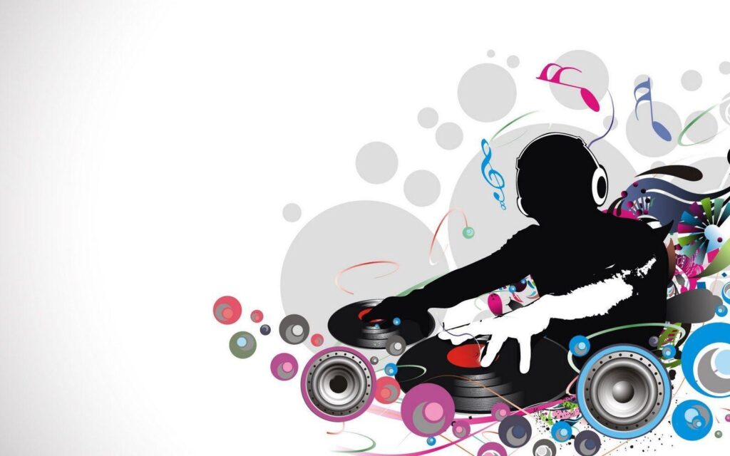 Abstract Colorful DJ Life Graphic Wallpapers