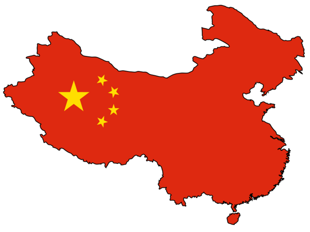 China Flag Map Wallpapers