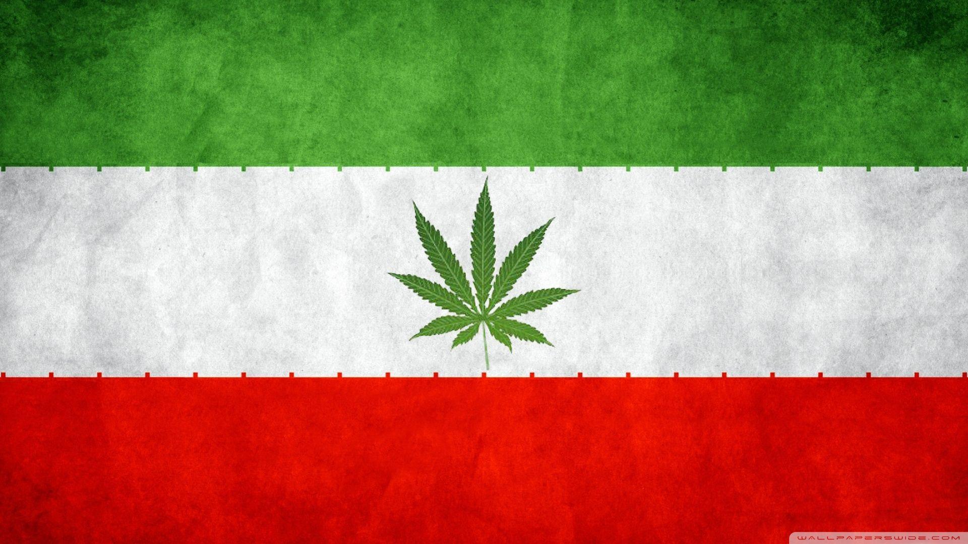 Download Iran Weeds Flag Wallpapers