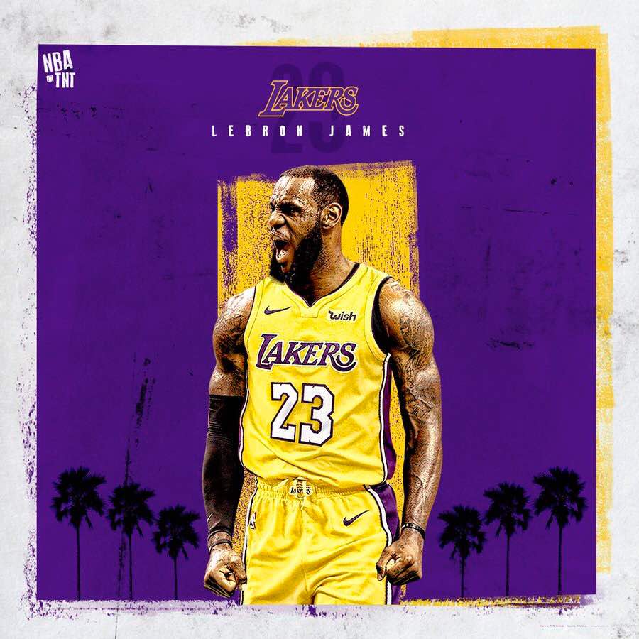 Lebron James Lakers TNT