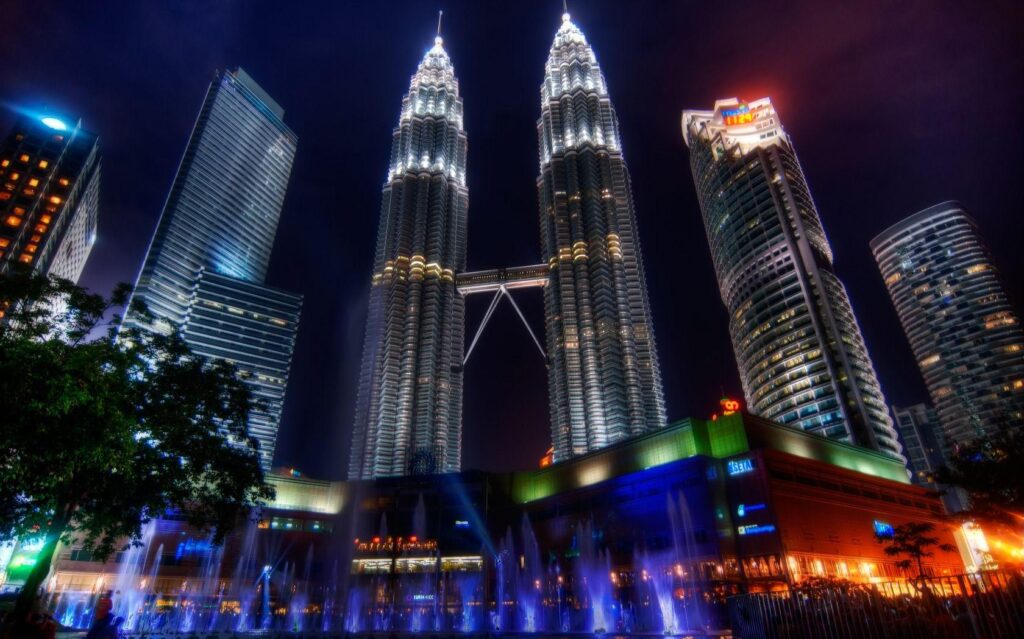 Petronas Twin Towers, pair of skyscraper office buildings in Kuala