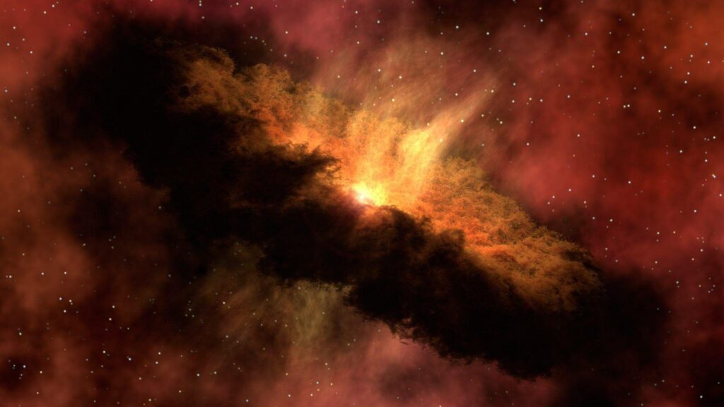 Space Nebula Black Hole Dust Stars Nature Wallpapers 2K For