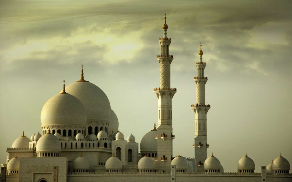 Sheikh Zayed Grand Mosque 2K Wallpapers For Desktop