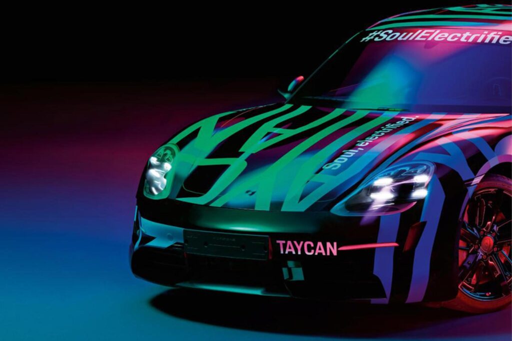 New Porsche Taycan Fresh teaser Wallpaper of all