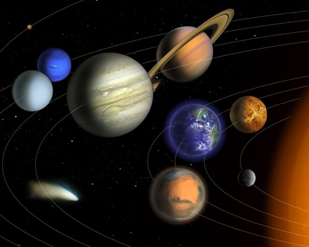 Solar System Desk 4K Wallpapers HD