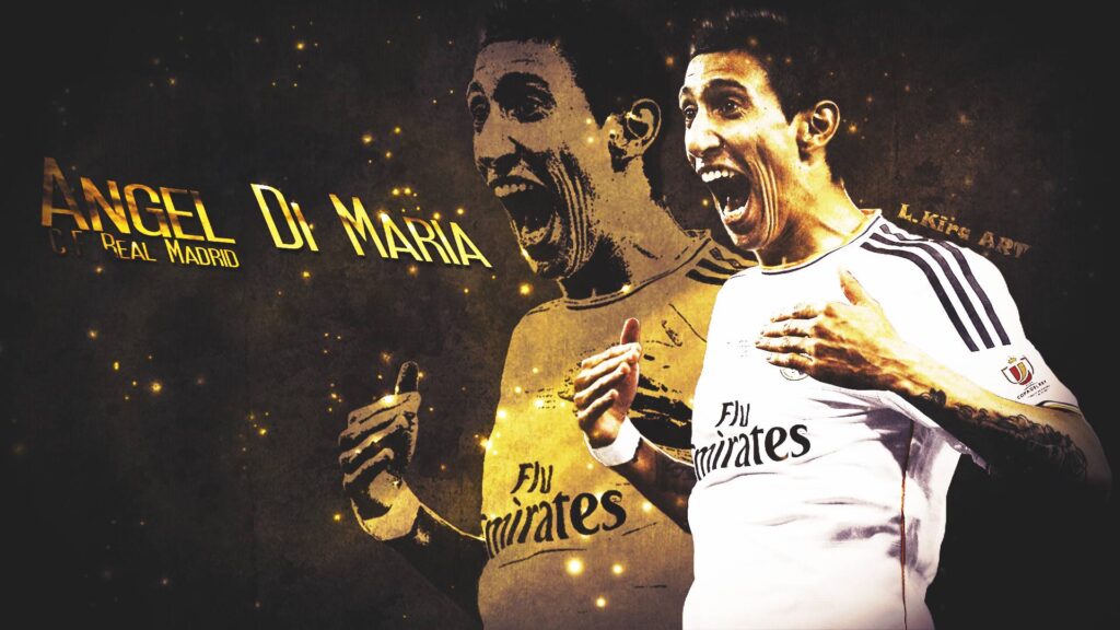 Angel Di Maria wallpapers 2K backgrounds download Facebook Covers