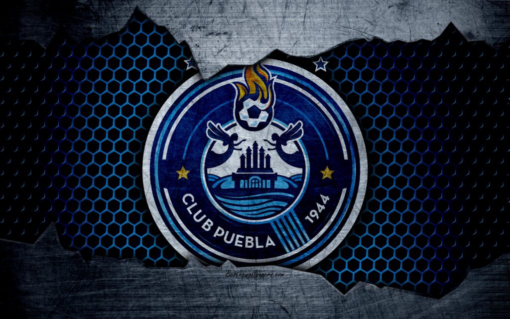 Download wallpapers Puebla, k, logo, Liga MX, soccer, Primera