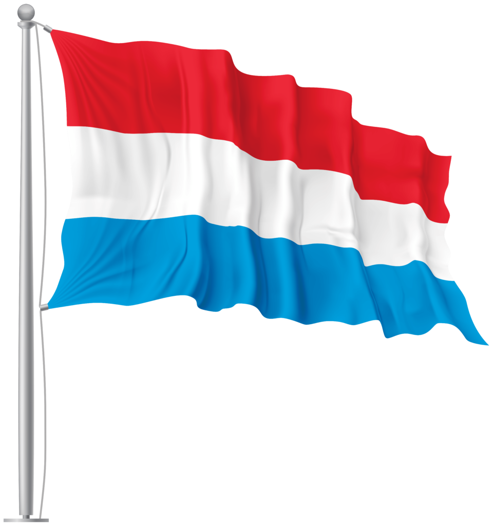 Luxembourg Waving Flag Wallpaper Wallpaper