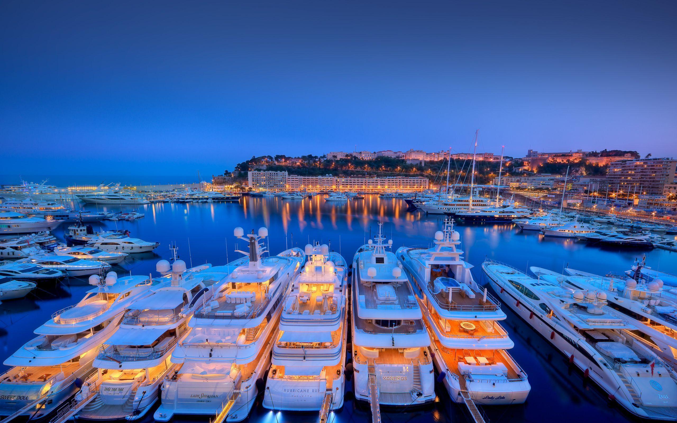 Port, Monaco, Yachts Wallpapers and Pictures, Photos