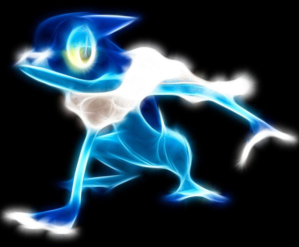 Frogadier neon by darthsaber