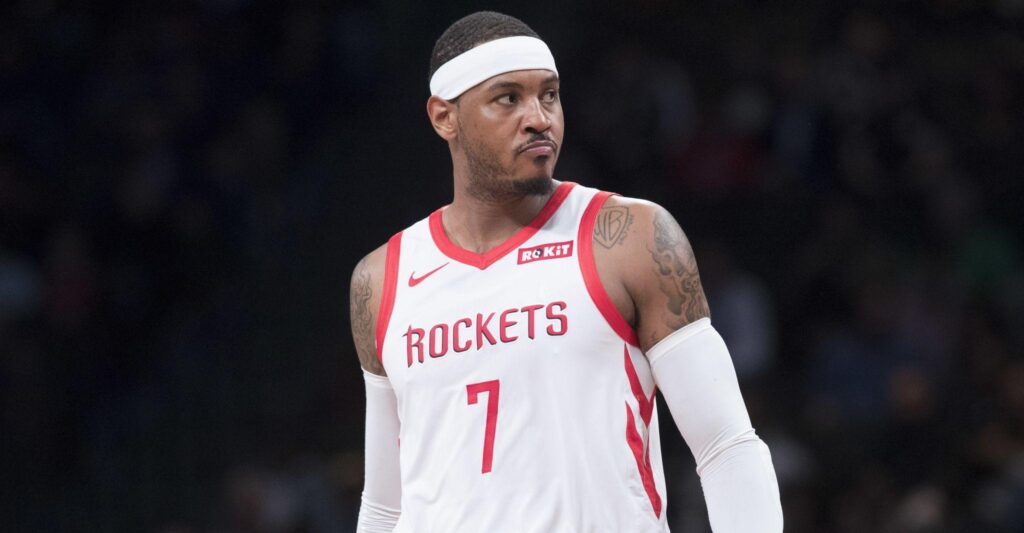 Carmelo Anthony out of Rockets