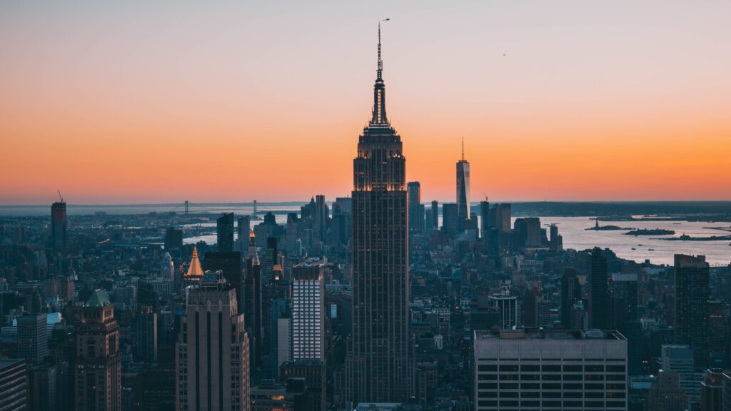 Download wallpapers empire state building, buildings