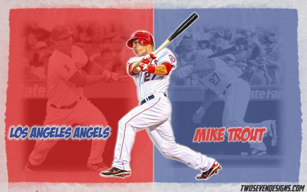 NEW Mike Trout and Clayton Kershaw Wallpapers