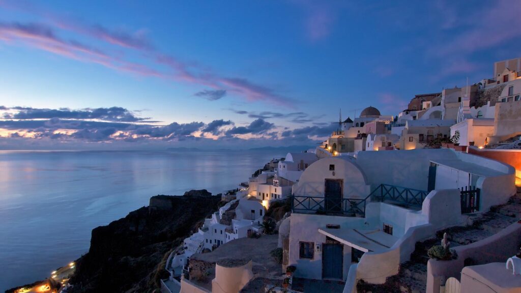 Santorini City Greece Photo Picture Is A Awesome 2K Wallpapers Free