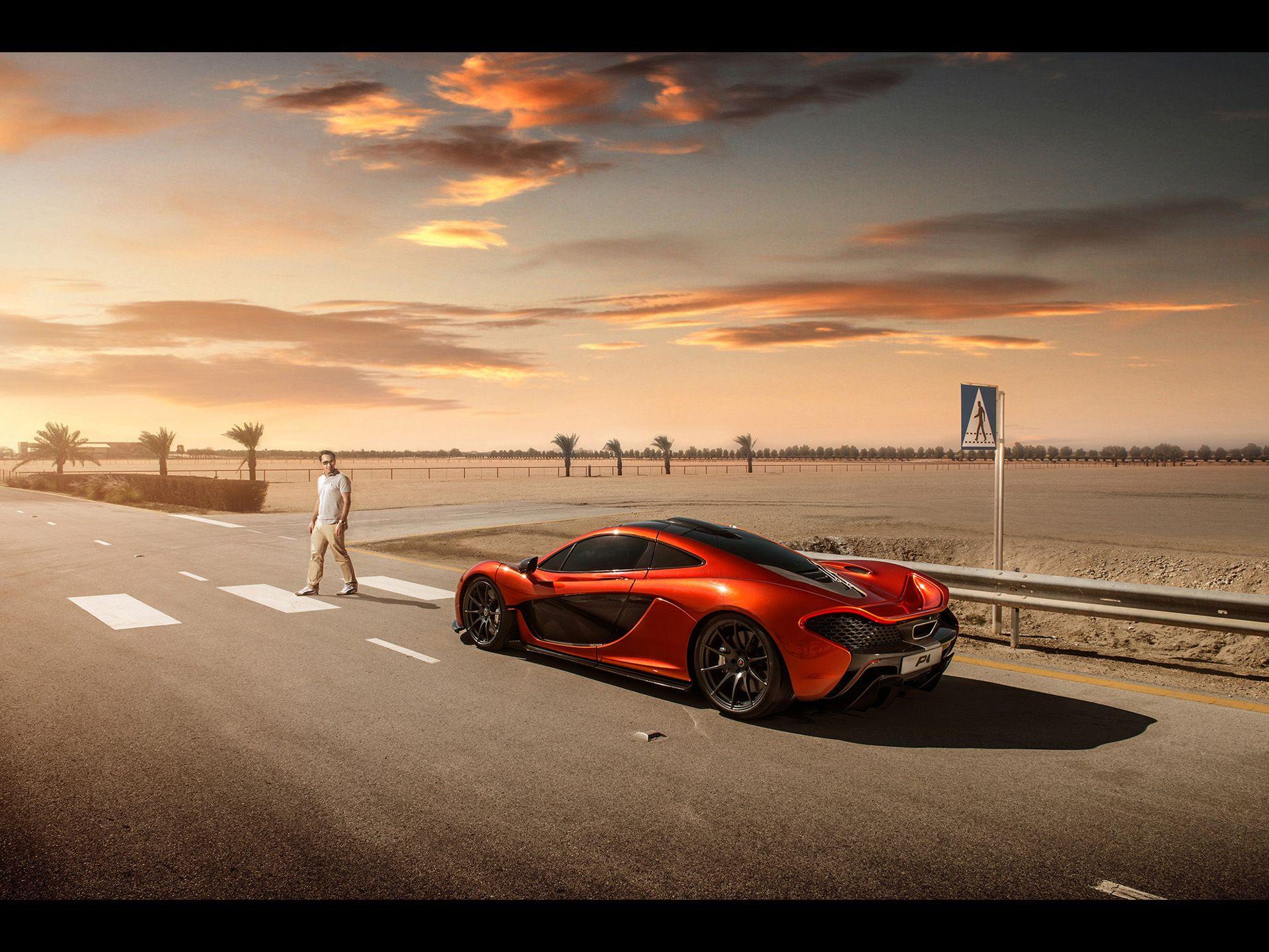 McLaren P at Bahrain Static Side 4K Angle wallpapers