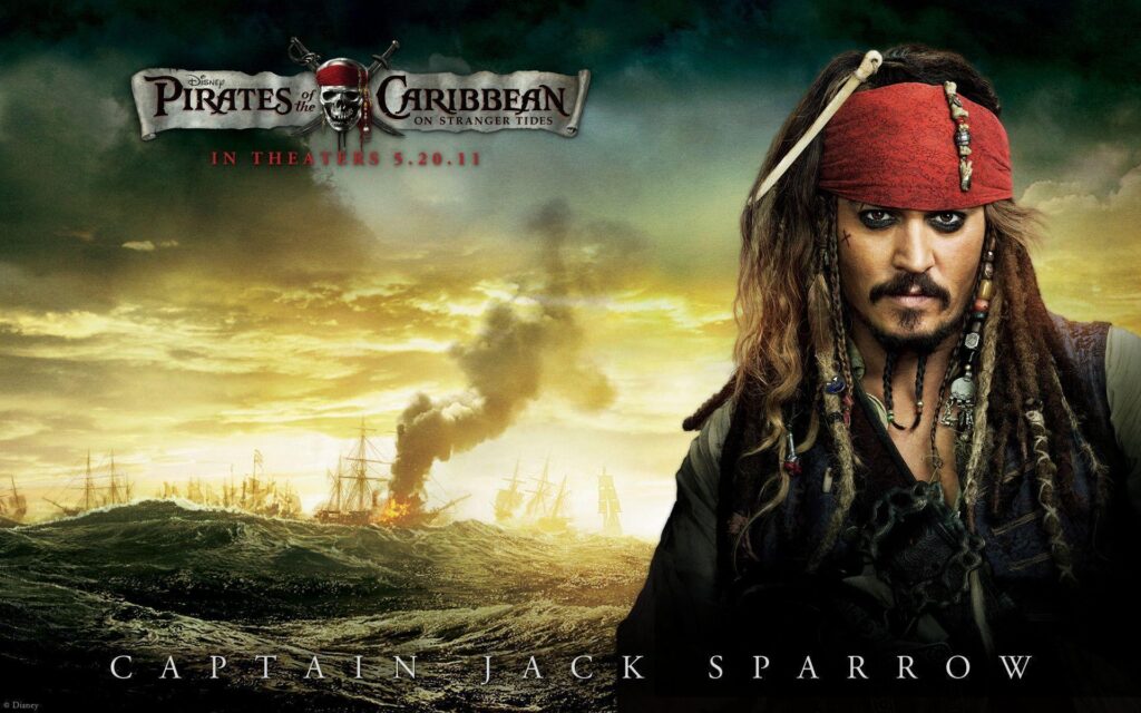 Johnny Depp in Pirates Of The Caribbean Wallpapers