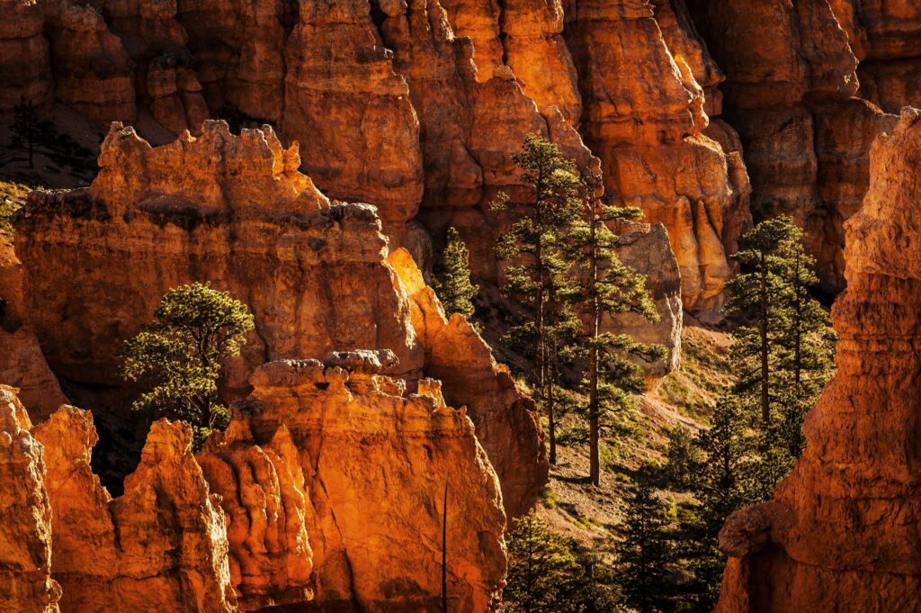 Mountains Bryce Park Mountains Rocks Usa National Utah Canyon