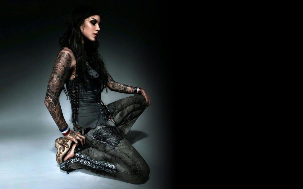 Wallpapers model, tattoo, fashion, Kat Von D, , human