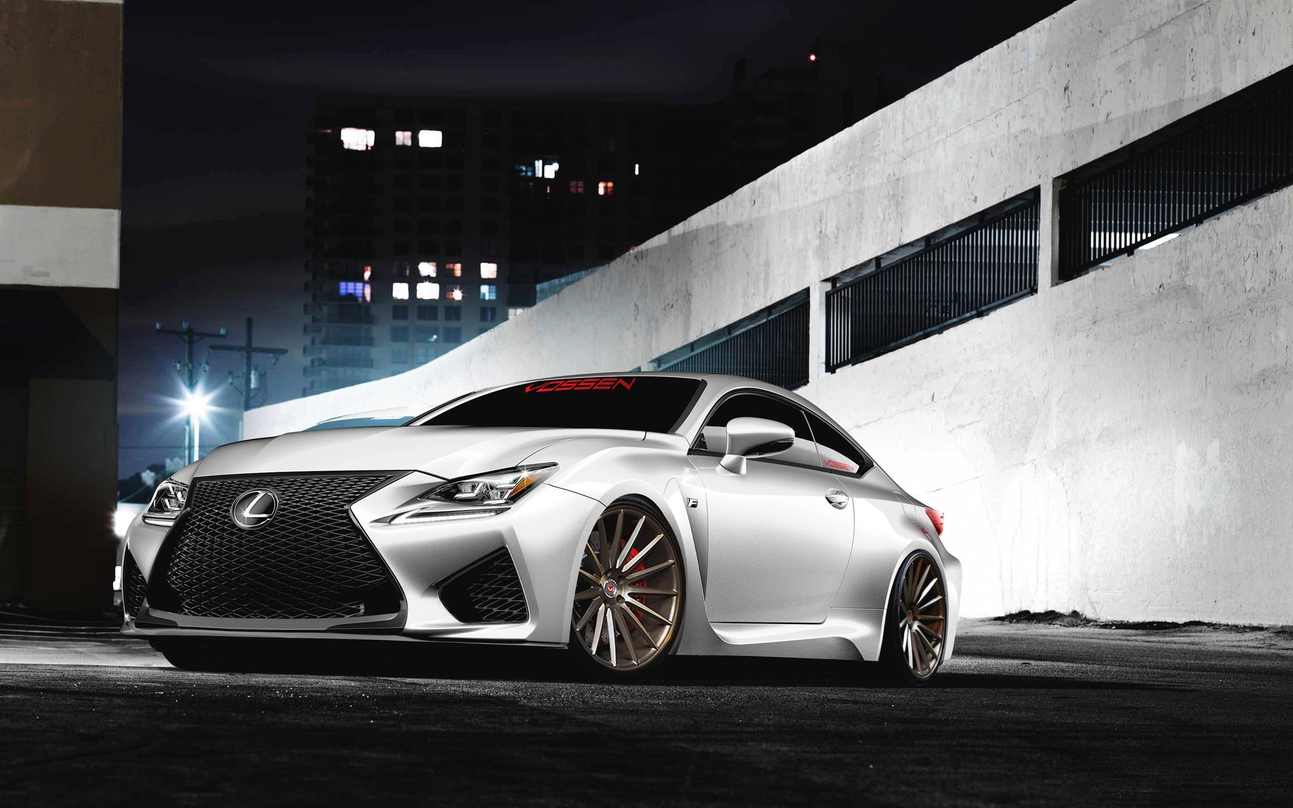 Wallpapers Lexus RC F white car front view 2K Picture, Wallpaper