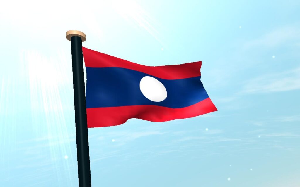 Laos Flag D Free Wallpapers for Android