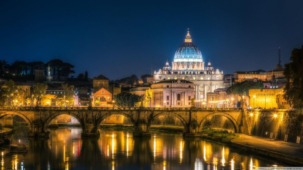 Vatican City at Night ❤ 2K Desk 4K Wallpapers for K Ultra 2K TV