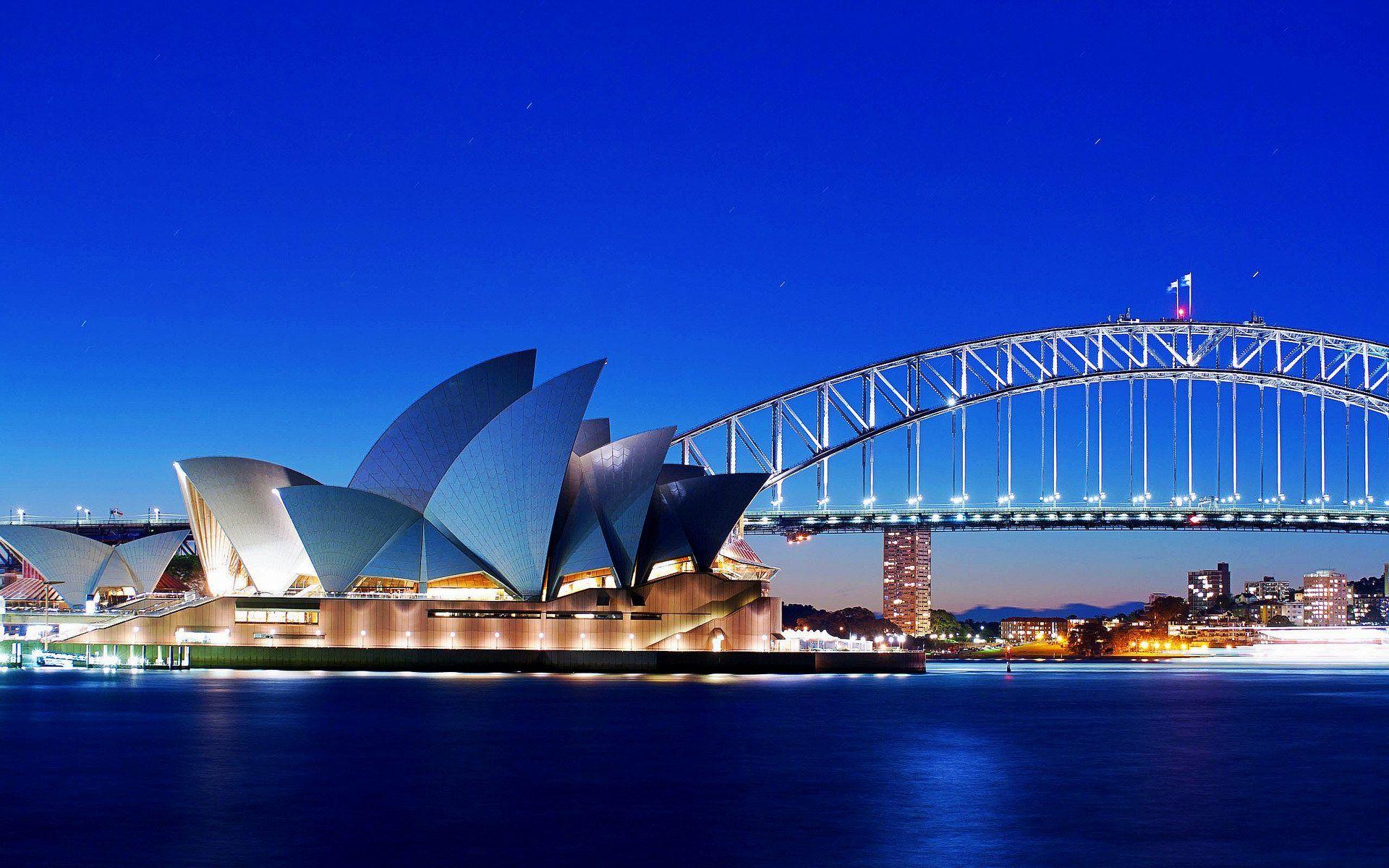 Sydney Opera House and Bridge Wallpapers