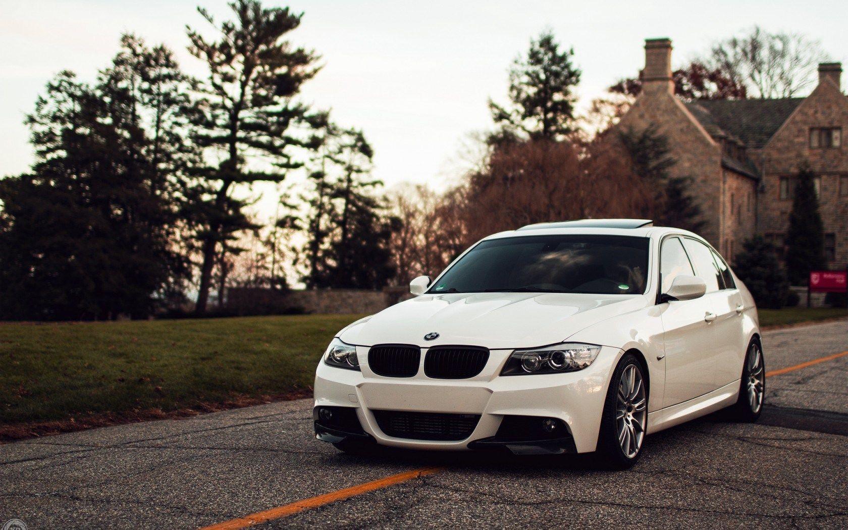 BMW E Series White Car