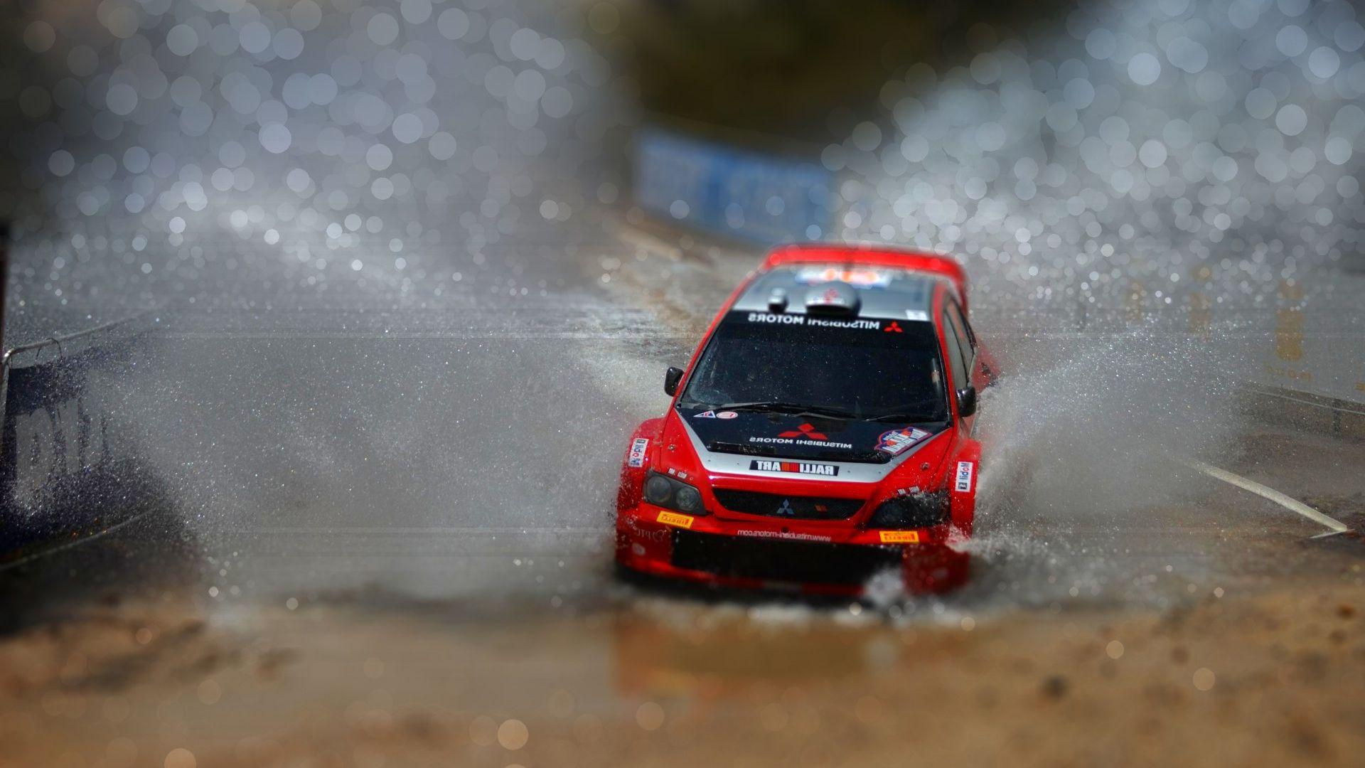 Mitsubishi Rally 2K Wallpapers