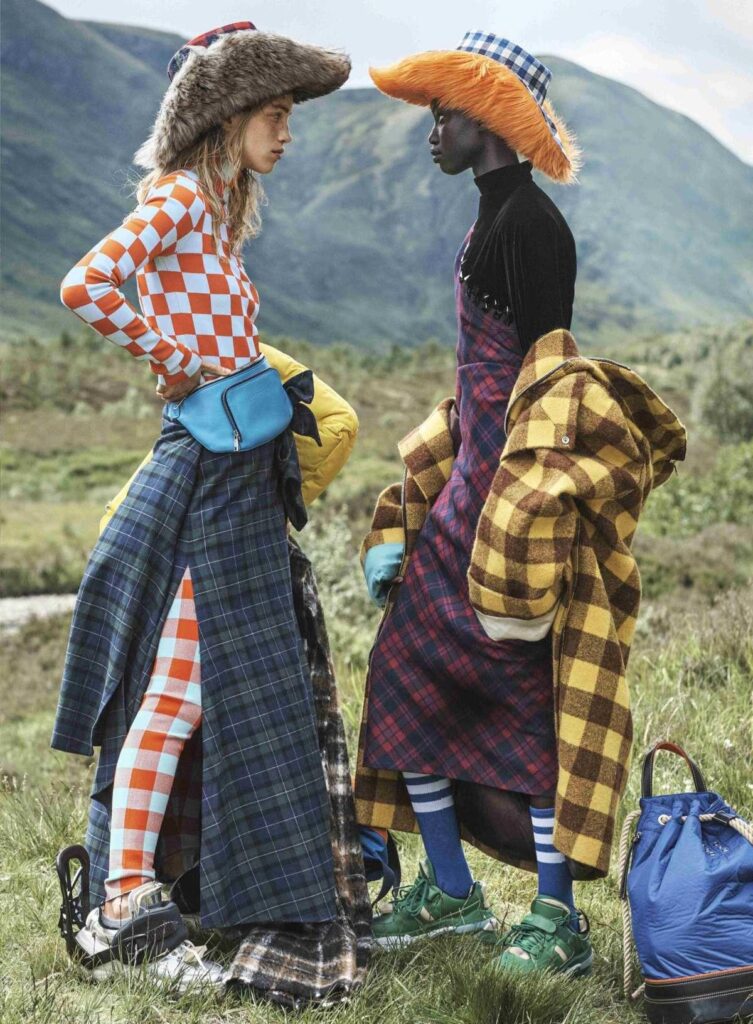 Rebecca Leigh & Anok Yai by Josh Olins for Vogue US October