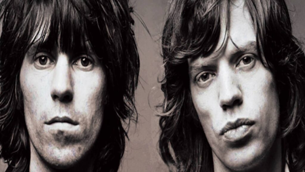 Young Keith Richards Mick Jagger