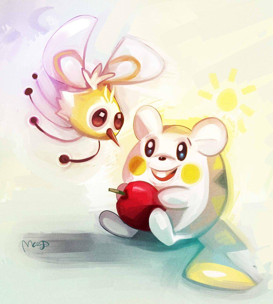 Cutiefly and Togedemaru by CaramelFrog