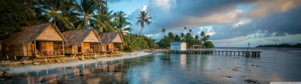 Bungalows On The Reef French Polynesia ❤ K 2K Desk 4K Wallpapers