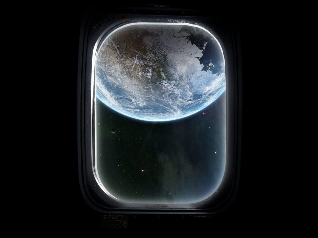 Digital Universe Space Window wallpapers