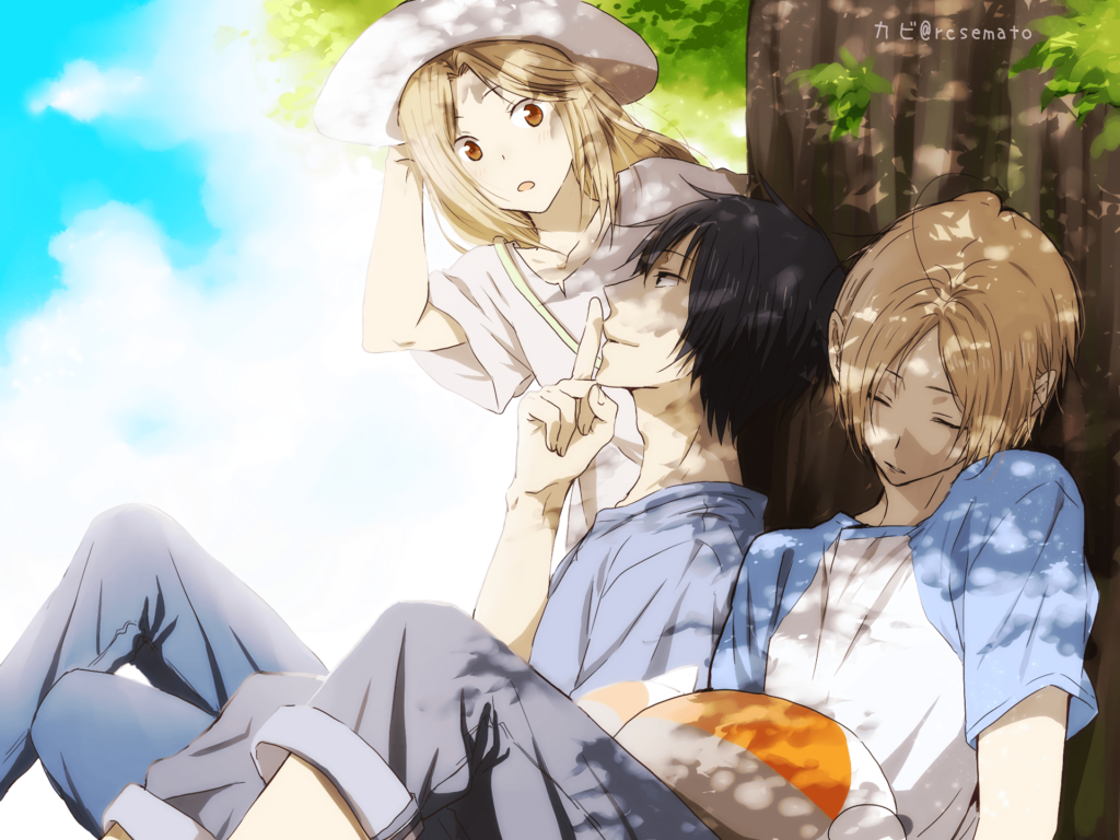 Wallpapers Natsume Yuujinchou, Takashi Natsume, Tanuma Kaname, Taki