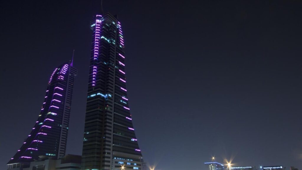 Business Bahrain Skyline Bay World City